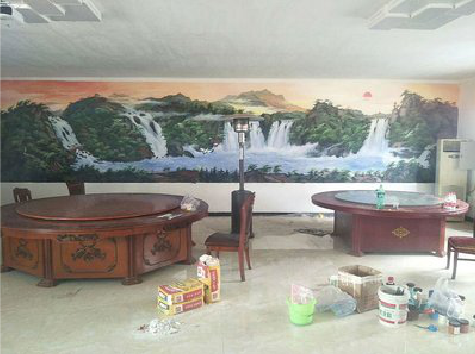  常山墙绘-写实风景