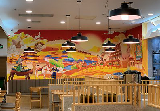  常山商业空间彩绘介绍。